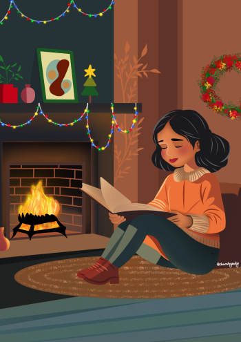 Cosy Christmas A3 Poster