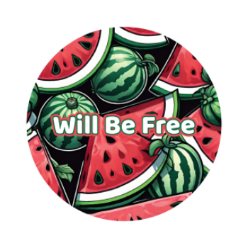 Watermelon - Free Palestine A3 Poster