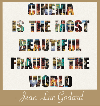 Cinephile - Jean-Luc Godard A3 Poster