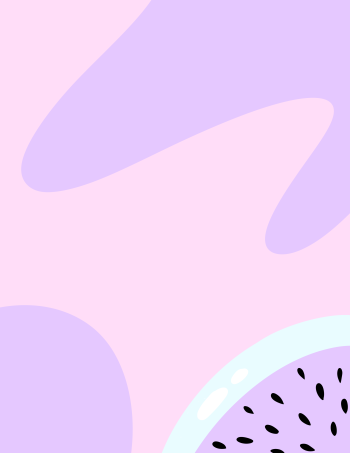 Watermelon purple  A3 Poster