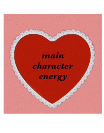 main character energy  A3 Poster