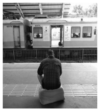 Mumbai local A3 Poster