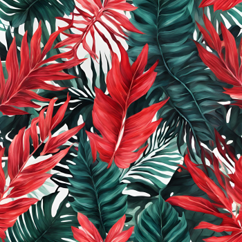 Red leaf prints 