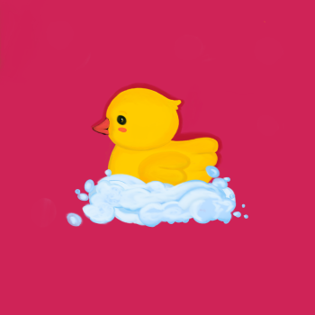 Cute duckling Illustration 🐥  A3 Poster