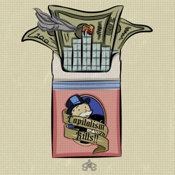 Capitalism K!lls A3 Poster