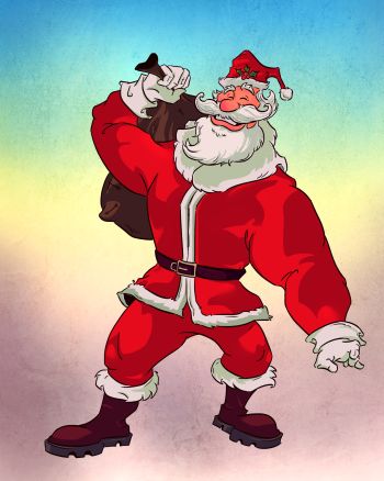 Santa Claus: The Joyful Giver A3 Poster