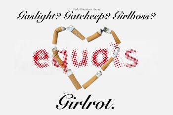 Girlboss=Girlrot  A3 Poster