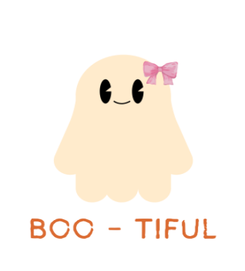 BOO - TIFUL halloween A3 Poster