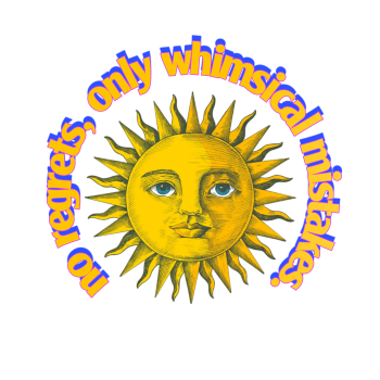 no regrets A3 Poster