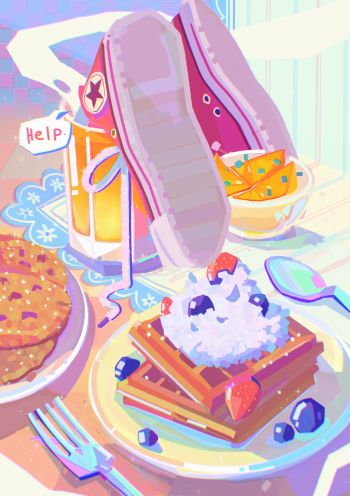 Dessert Date with a Cave Diver A3 Poster