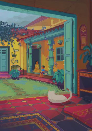 Summer Rain A3 Poster