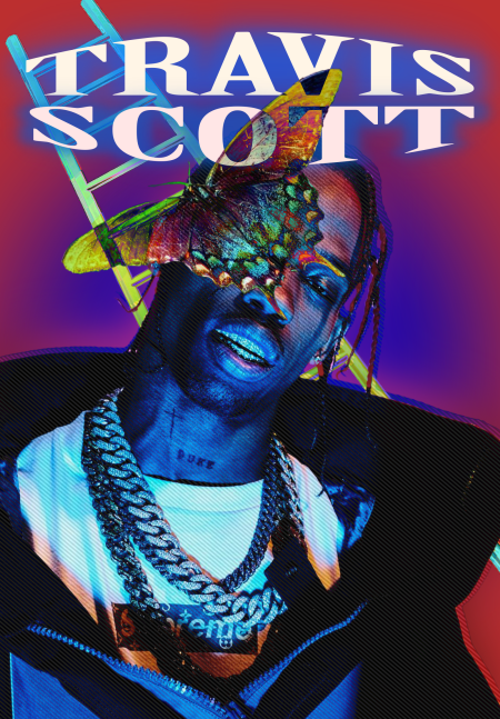 Travis Scott - A3 Poster - Frankly Wearing