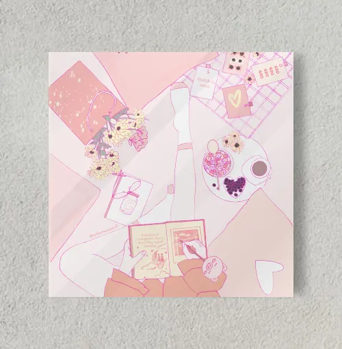 Chill 8" x 8" Acrylic Poster