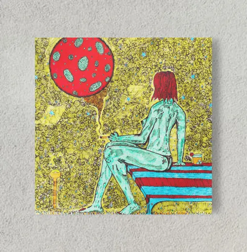 Unravel  8" x 8" Acrylic Poster