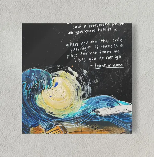 The Kiss - dts edition  8" x 8" Acrylic Poster