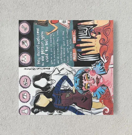 GirlsGoGames! 8" x 8" Acrylic Poster