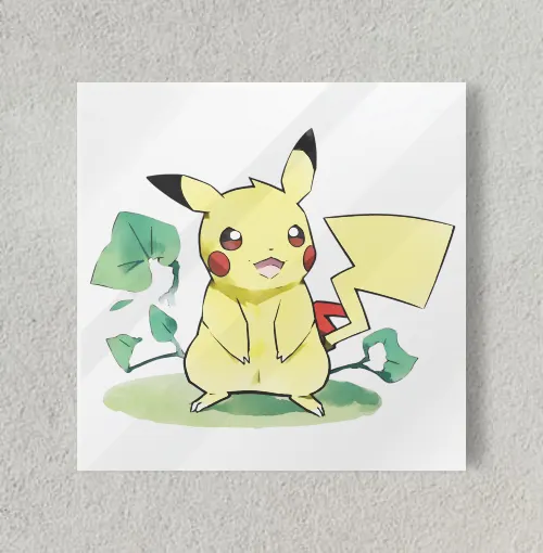 Pikachu - Sketch 8" x 8" Acrylic Poster