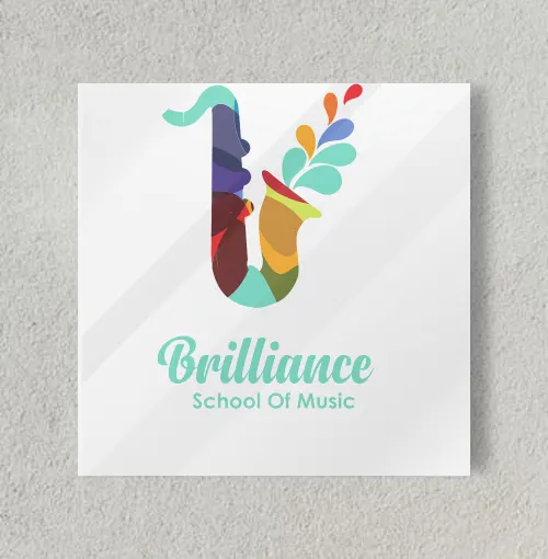 Brilliance School Of Music 8" x 8" Acrylic Poster