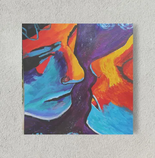 Cosmic love  8" x 8" Acrylic Poster