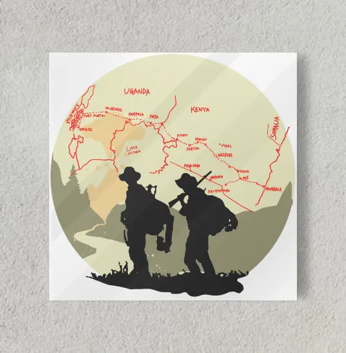 Chand er pahar 8" x 8" Acrylic Poster