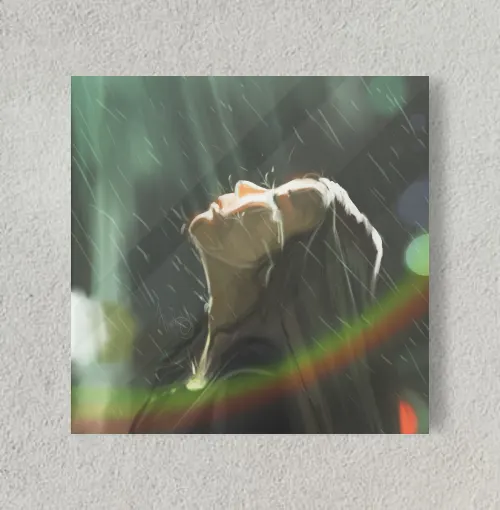 once it was summer 8" x 8" Acrylic Poster