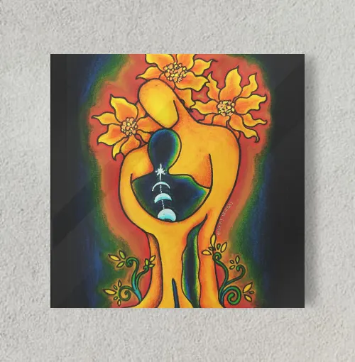 Lana Del Ray Young n Beautiful 8" x 8" Acrylic Poster