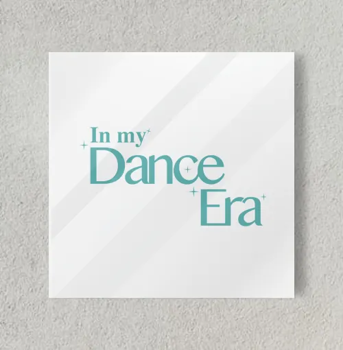 In my Dance Era 8" x 8" Acrylic Poster