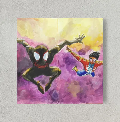 The band-ATSV Fanart  8" x 8" Acrylic Poster