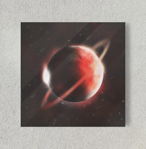 Red 8" x 8" Acrylic Poster