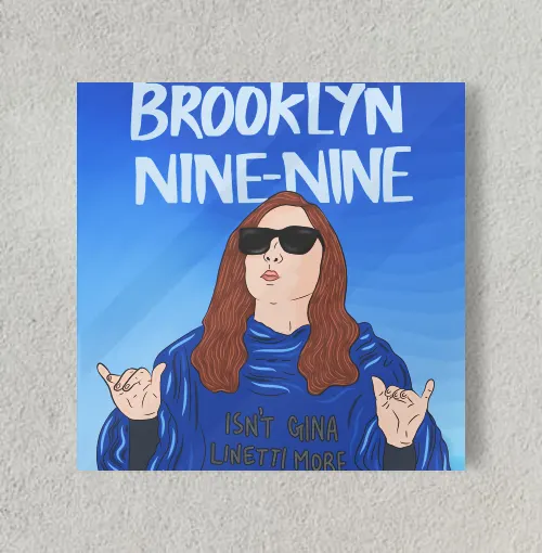 Brooklyn nine nine Gina  8" x 8" Acrylic Poster