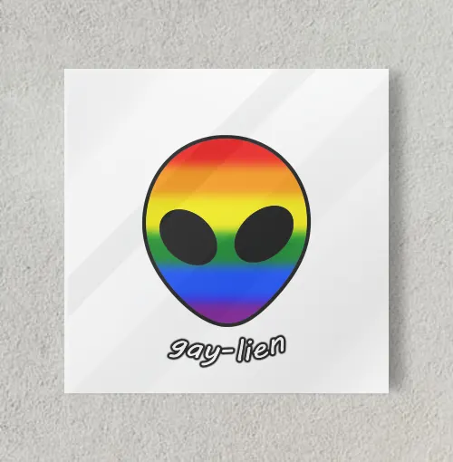 GAY-LIEN 8" x 8" Acrylic Poster