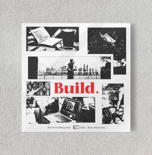 Build Thyself 8" x 8" Acrylic Poster