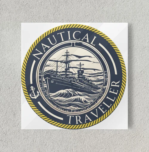 Nautical Traveller  8" x 8" Acrylic Poster
