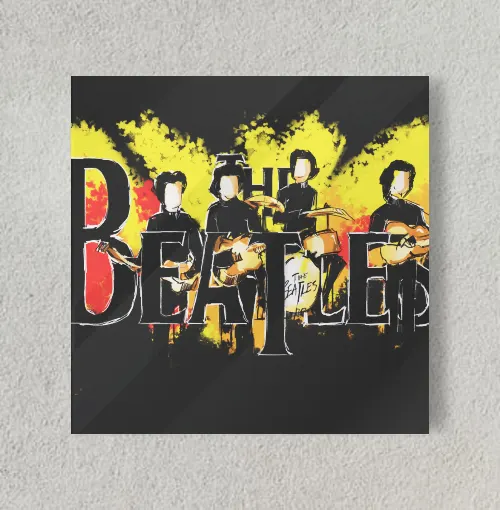 The Beatles 8" x 8" Acrylic Poster