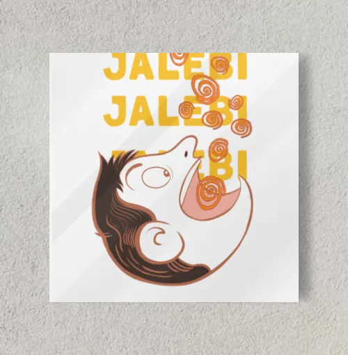 jalebi 8" x 8" Acrylic Poster