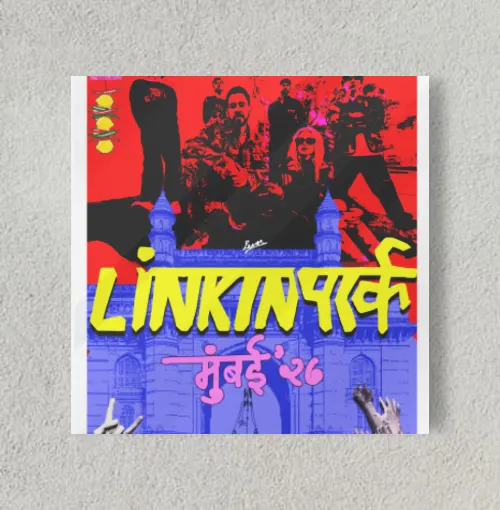 Linkin Park Mumbai 8" x 8" Acrylic Poster
