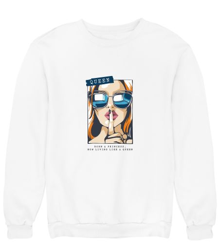 Girls Attitude _Girl Queen Sweatshirt