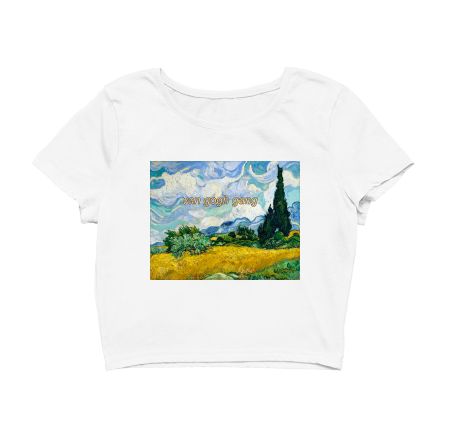 Van Gogh Gang Crop Top