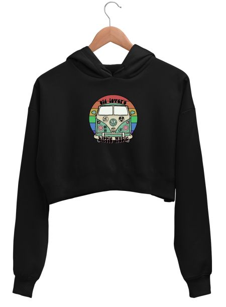 Canyon Moon Lyrics Crop Hoodie