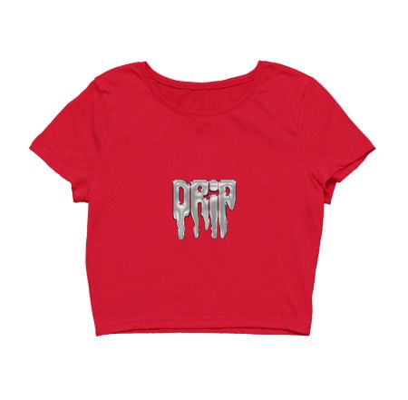dripping drip Crop Top