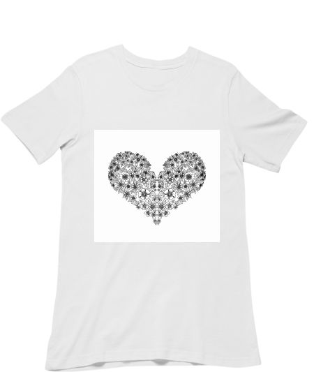 A flower heart  Classic T-Shirt