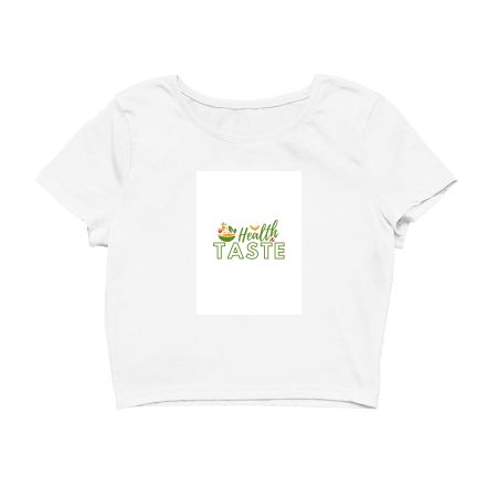 Health and Taste  Crop Top