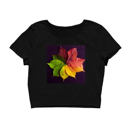 Leaves Crop Top