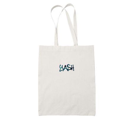 Yash Brand 1 White Tote Bag