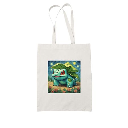 Bulbasaur - Van Gogh White Tote Bag