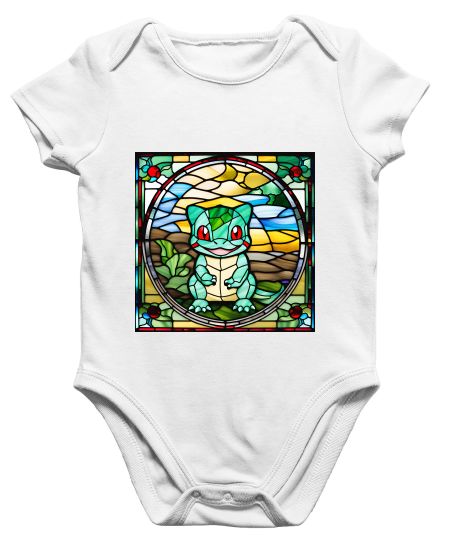 Bulbasaur Glass Art Onesie