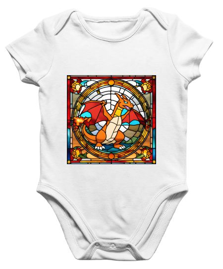 Charizard Glass Art Onesie