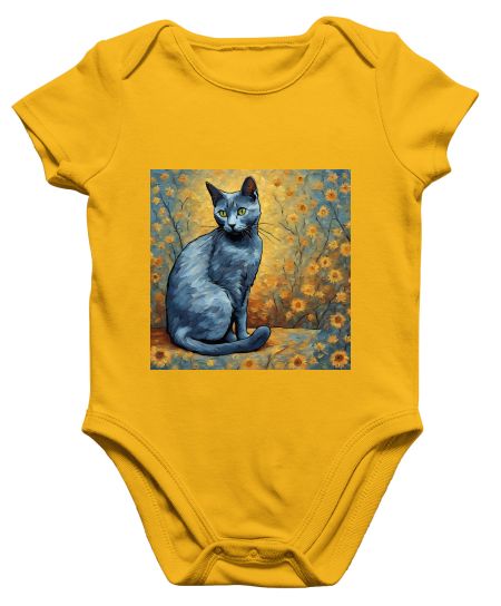 Russian Blue - Van Gogh Onesie