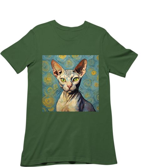 Sphynx Cat - Van Gogh Classic T-Shirt