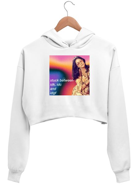 Mood Crop Hoodie